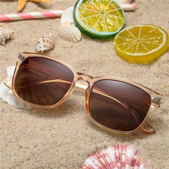 livho Oval Trendy Polarized Sunglasses Women Men, Retro Sun  Polarized Sunglasses for Women Classic Retro Style 100% UV Protection